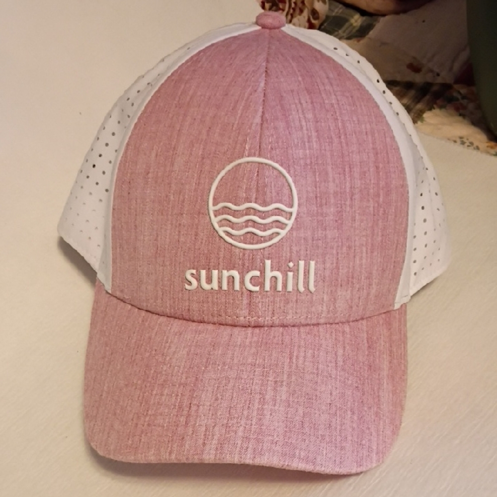 Sunchill Pink and White Cap